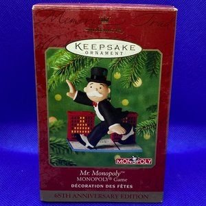 Hallmark Keepsake Ornament "Mr. Monopoly" Monopoly Game 2001